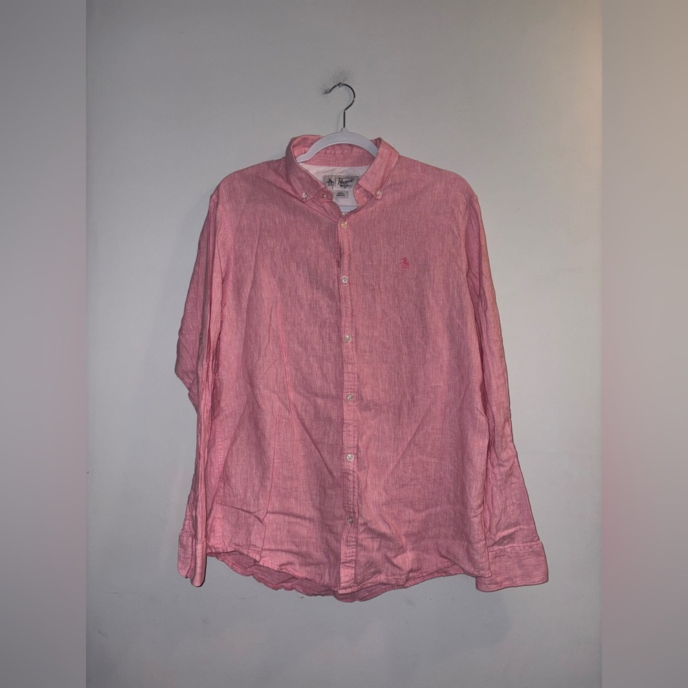 Penguin - Pink Button Up Dress Shirt (Men’s)